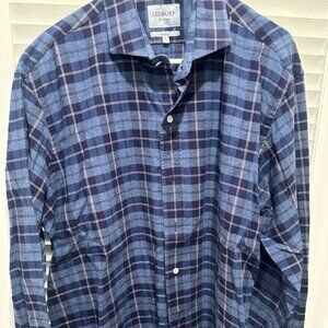 Ledbury Men's LS plaid shirt.  XL